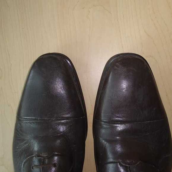 Magnanni cap toe dark brown cap toe dress oxford main image 6